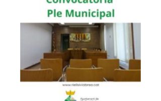 Convocatòria Ple Municipal